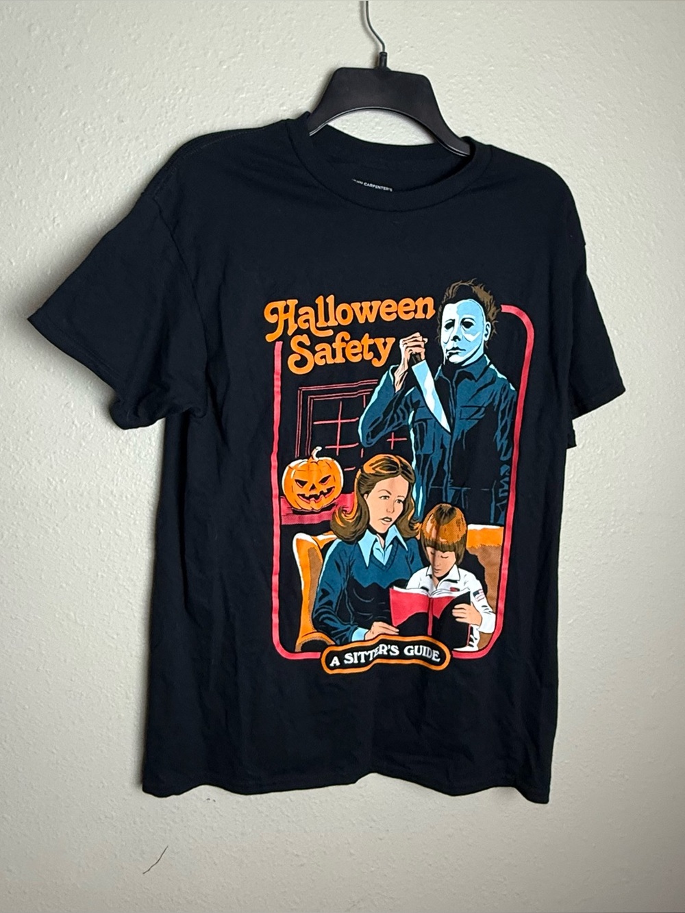 Halloween Safety A Sitter’s Guide Michael Myers T-Shirt Horror John Carpenter